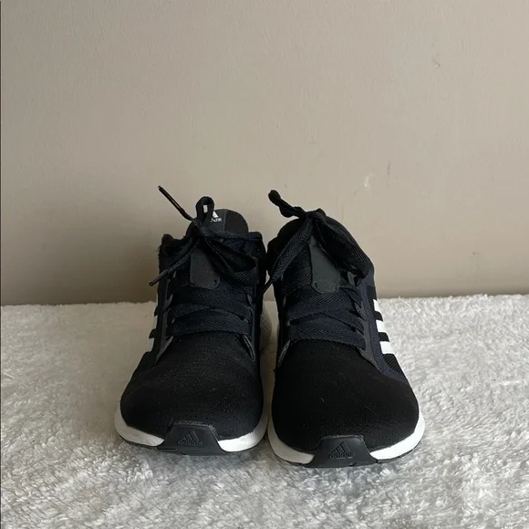 Adidas Edge Lux Black and White Sneakers with Breathable Mesh Athetic Women  8.5